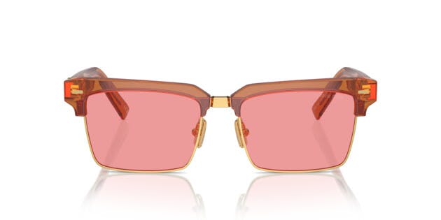 Miu Miu 0MU 10ZS 15T1D0 Damen Sonnenbrille in Transparent und 