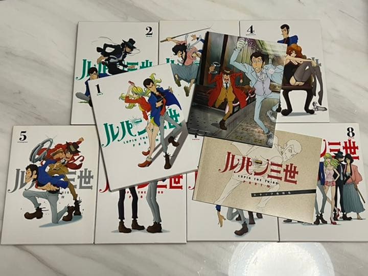 ルパン三世Part4のブルーレイDVD 1〜8巻セット