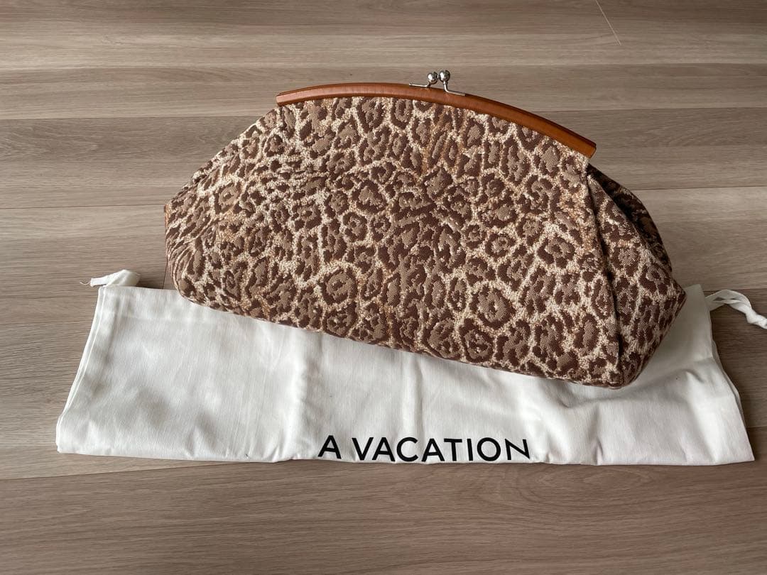 A VACATION アヴァケーションPILLOW 新品 レオパードバッグ