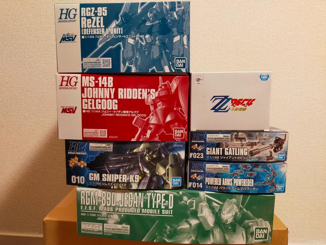 プラモデルガンダム、フィギュアガンダムまとめ売り