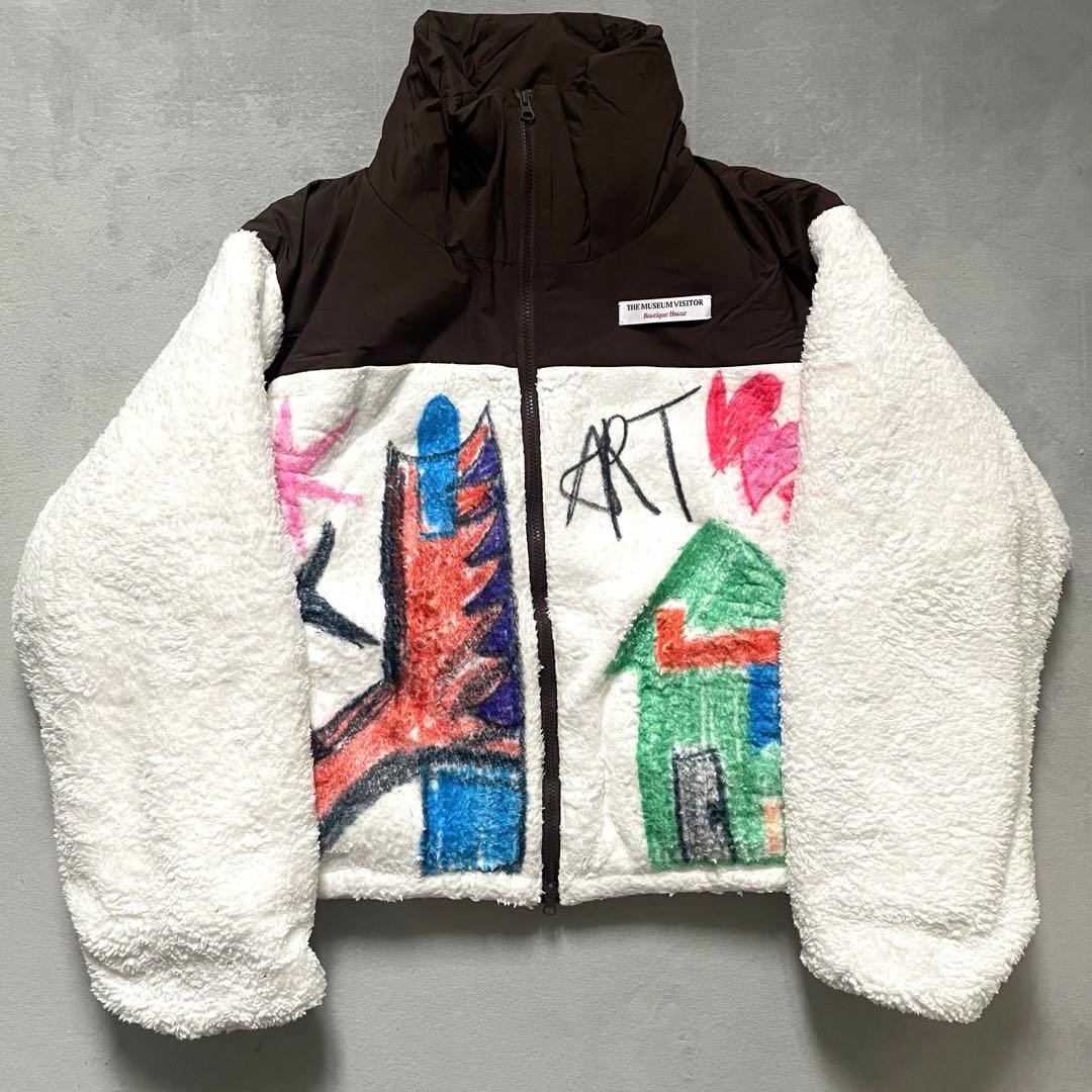 THE MUSEUM VISITOR フリースダウンジャケット 新品未使用 L