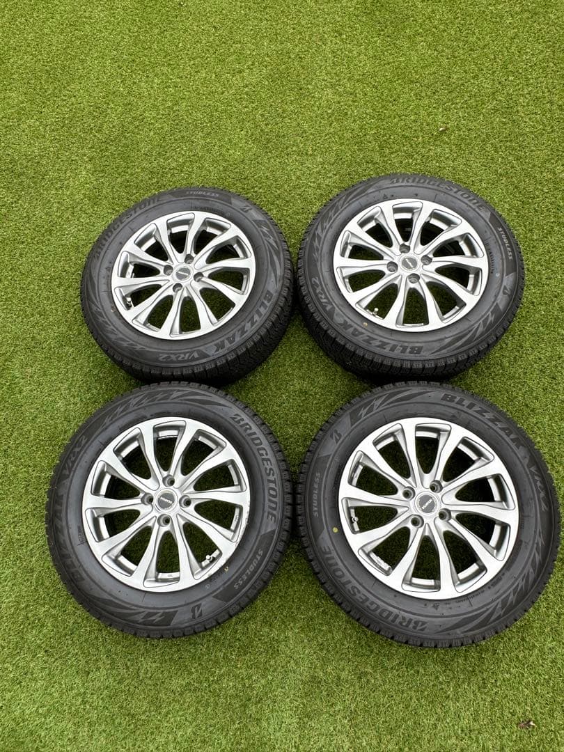 スタッドレスタイヤアルミセット195/65R16 ブリヂストンライズロッキ
