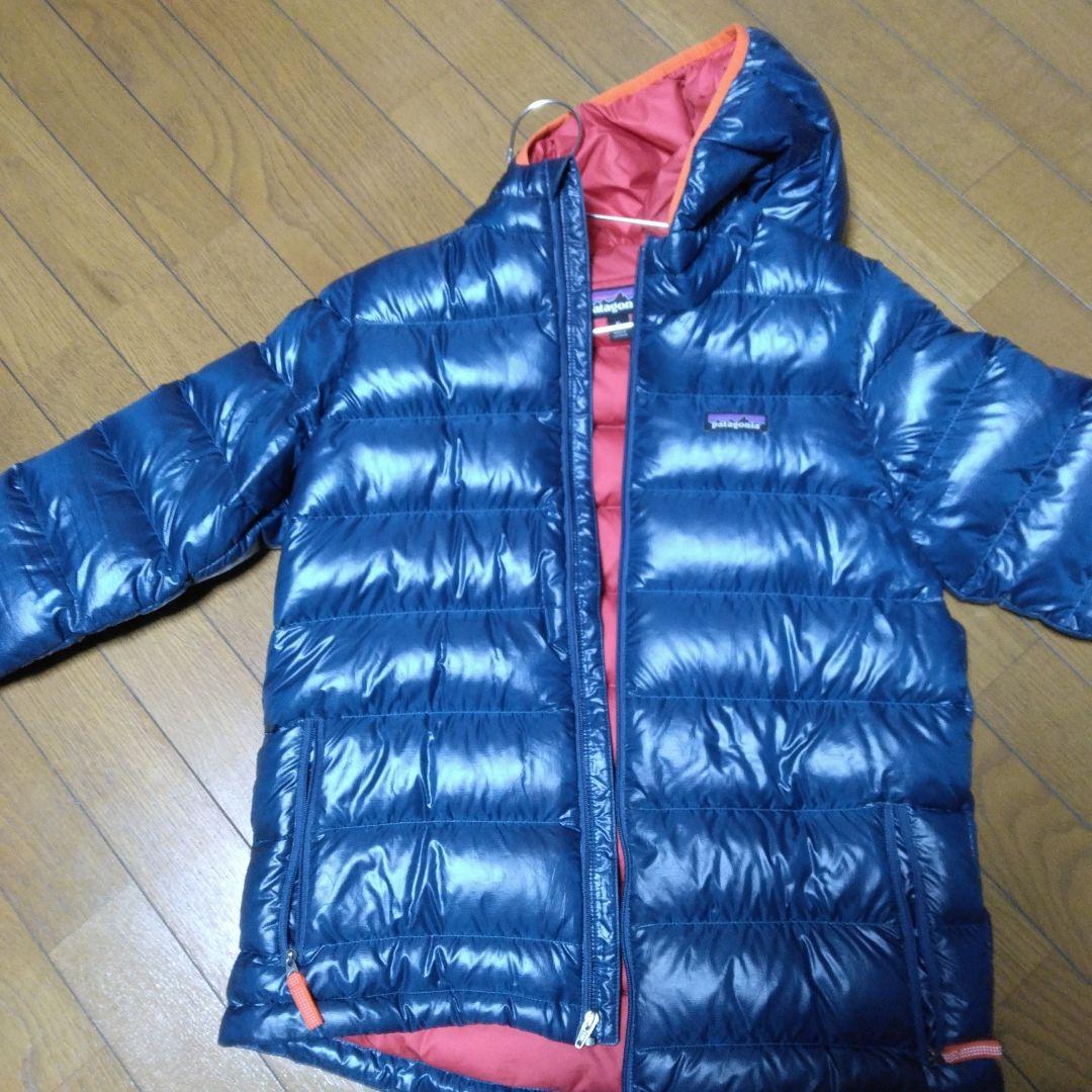 Patagonia ダウンジャケット 青 赤