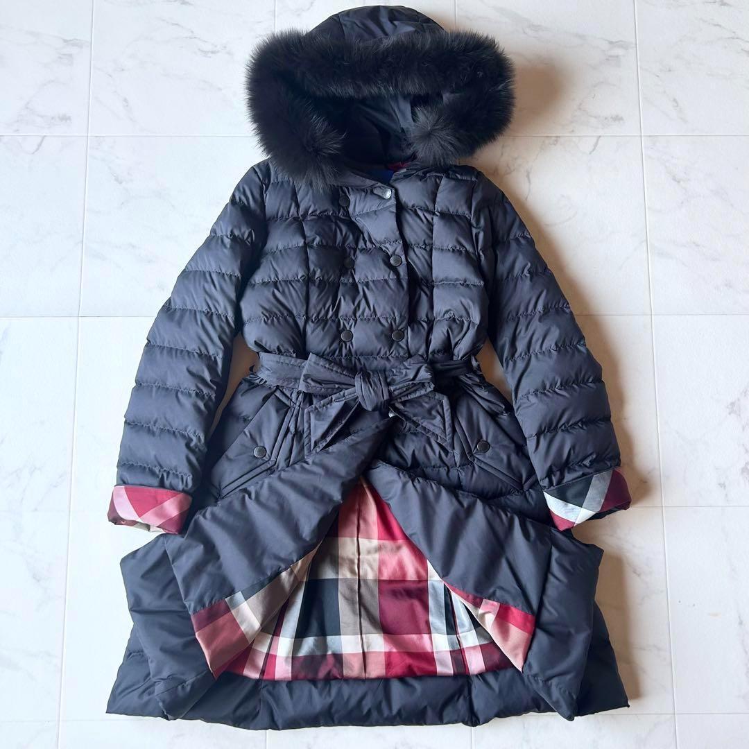 美品✨CRESTBRIDGE   ロングダウンジャケット黒40