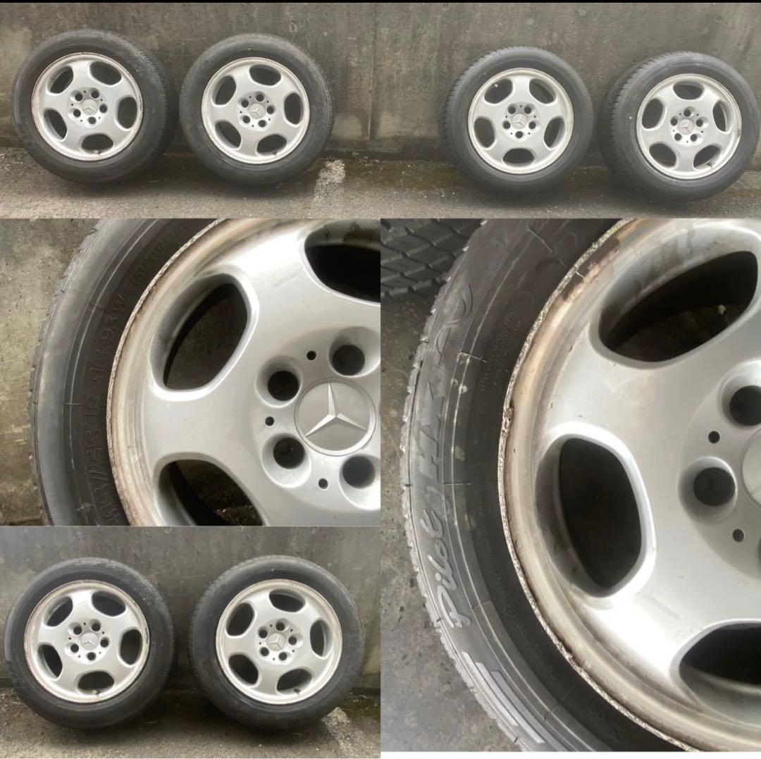 BENZ W210 中古４本セット純正ホイール セット｜ミシュラン